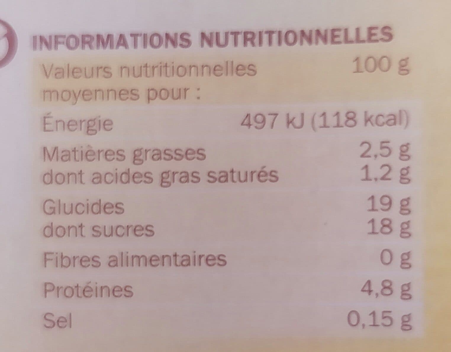 Délisse Île flottante nappage Mangue Passion 4 x 100 g packshot