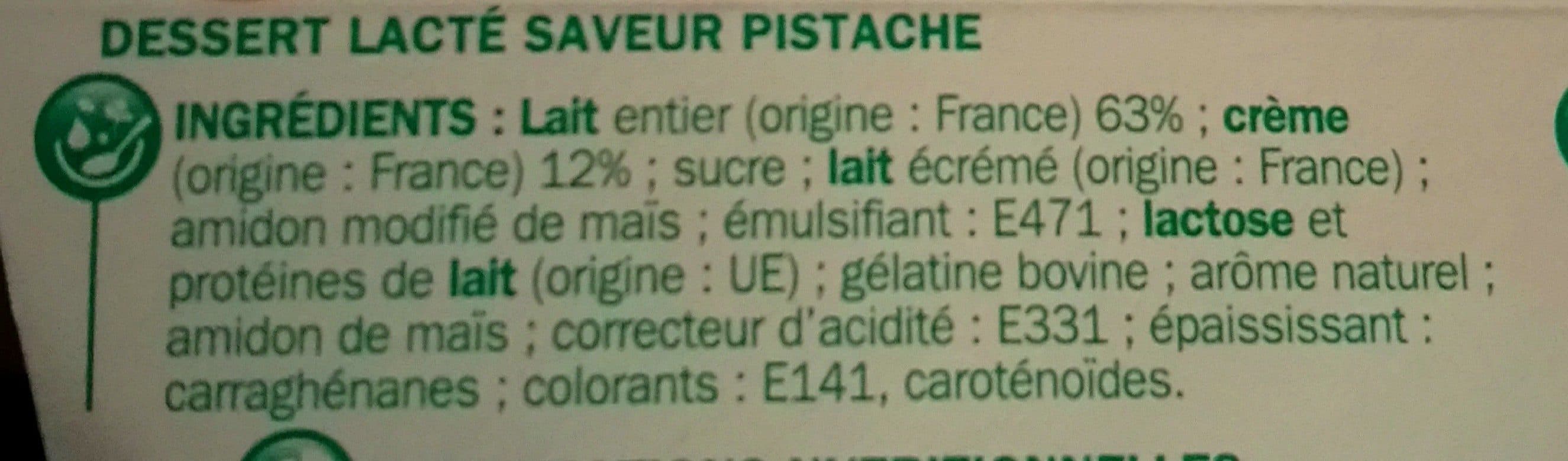 Délisse Mousse à la liégoise saveur pistache packshot