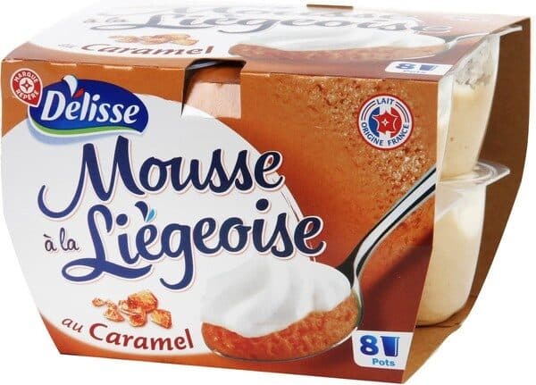 Délisse Mousse à la liégoise au caramel packshot