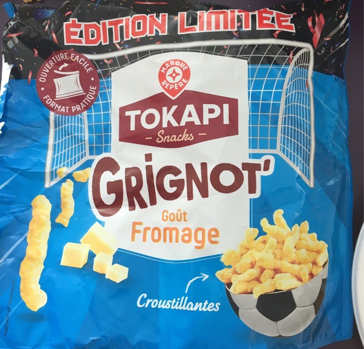 Marque Repère Grignot' goût fromage packshot