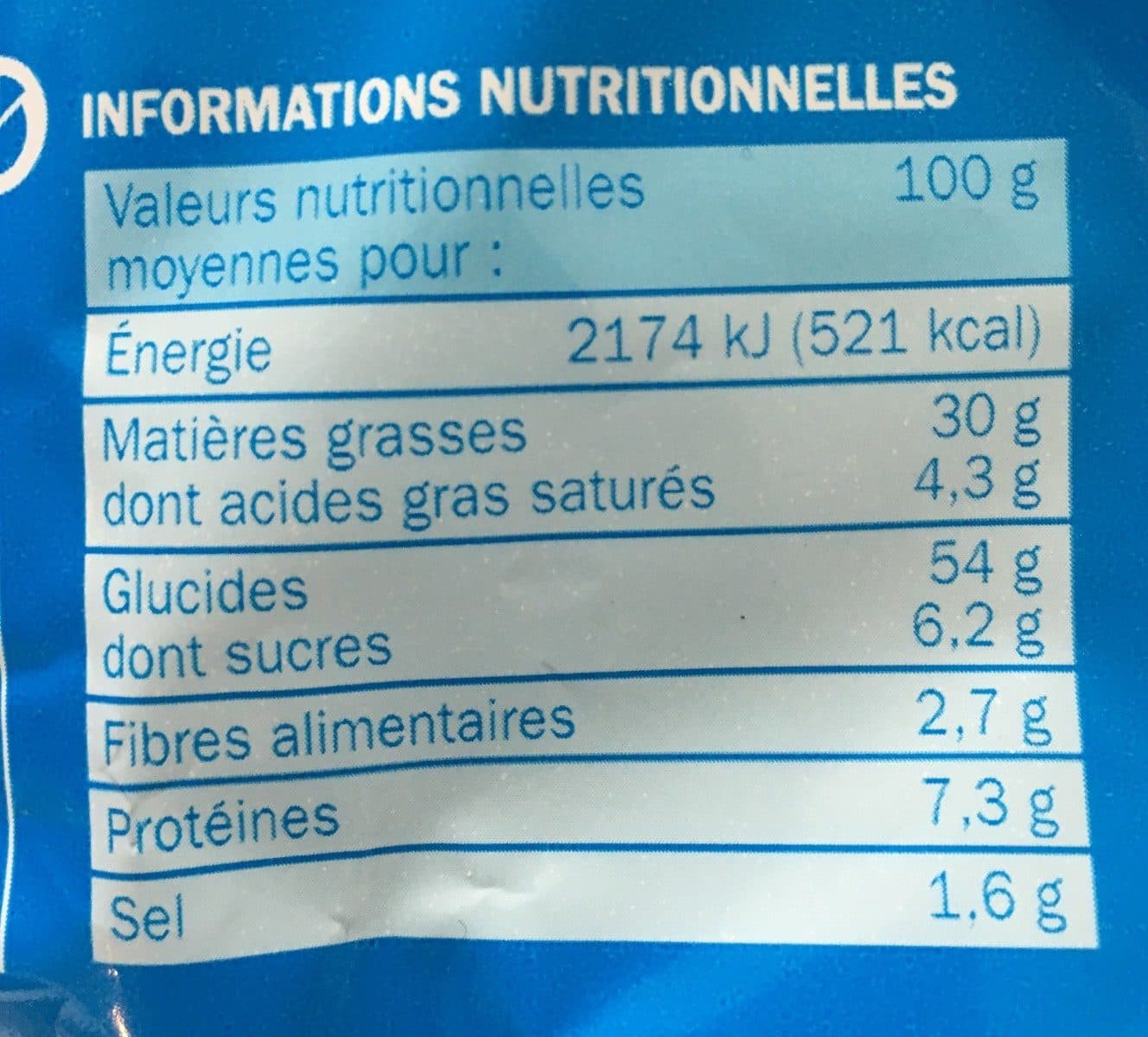 Marque Repère Grignot' goût fromage packshot