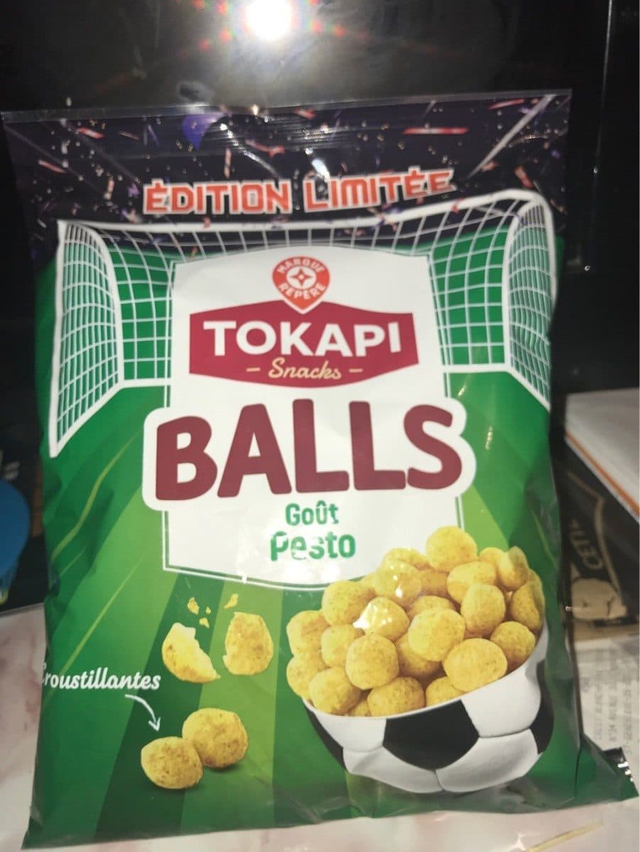Marque Repère Snacks balls goût pesto packshot