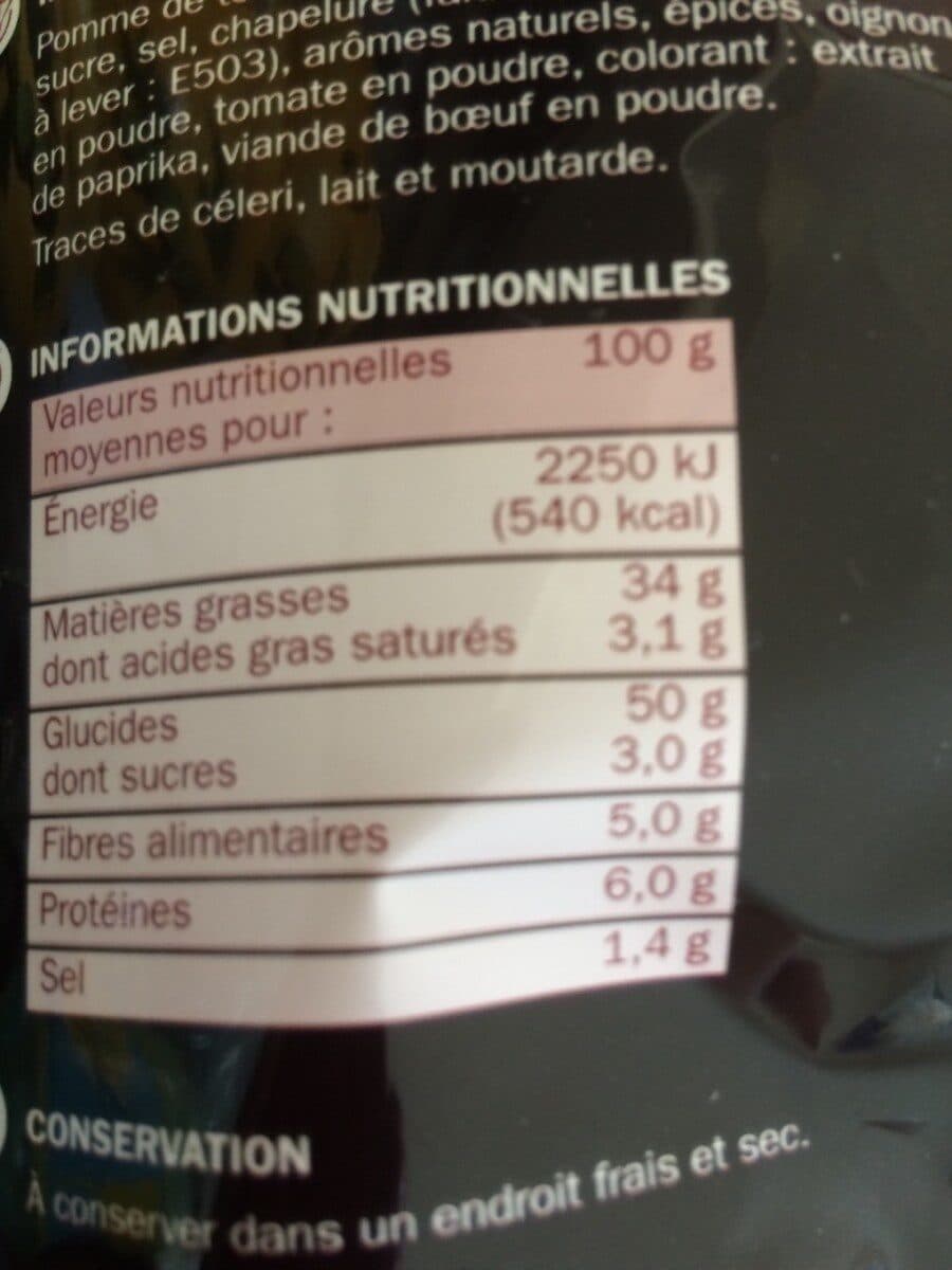 Marque Repère Pom'lisse saveur barbecue packshot