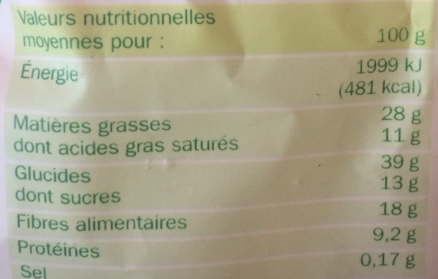 Marque Repère Snack's avoine et quinoa chocolat et coco packshot
