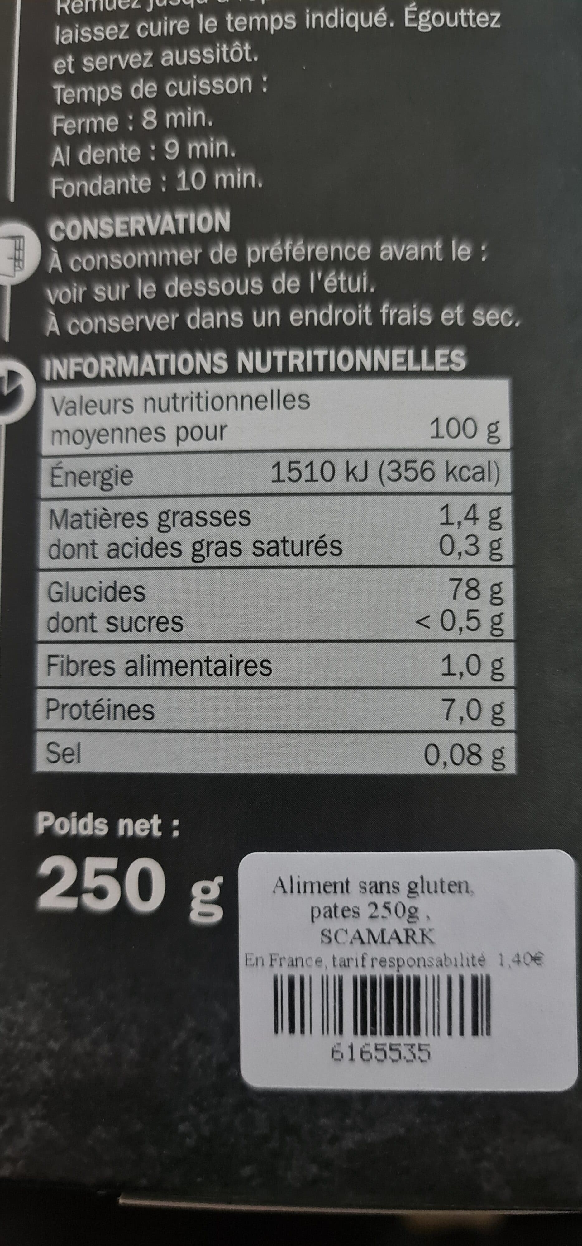 Chaque Jour Sans Gluten Tagliatelles sans gluten packshot