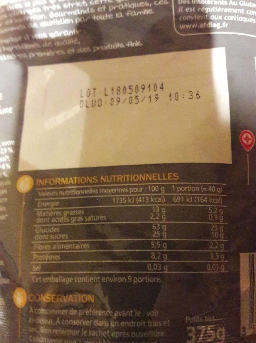 Chaque Jour Sans Gluten Muesli croustillant avoine et fruits secs bio sans gluten packshot