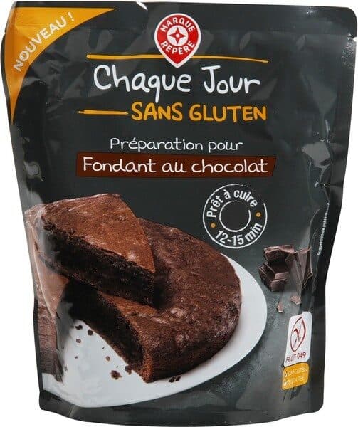 Chaque Jour Sans Gluten Préparation pour fondant au chocolat sans gluten packshot