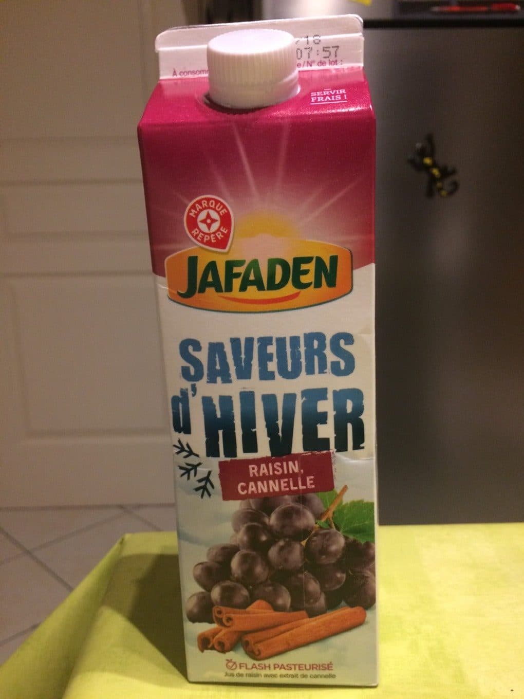 Marque Repère Saveur d'Hiver raisin, cannelle packshot