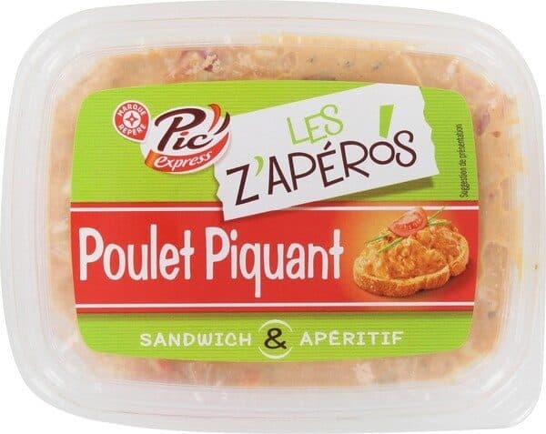 Marque Repère Tartinable poulet piquant packshot