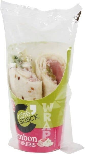 Marque Repère Wrap jambon fromage de brebis packshot