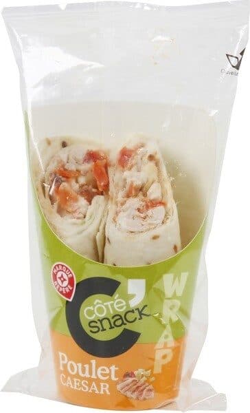 Marque Repère Wrap poulet sauce caesar packshot