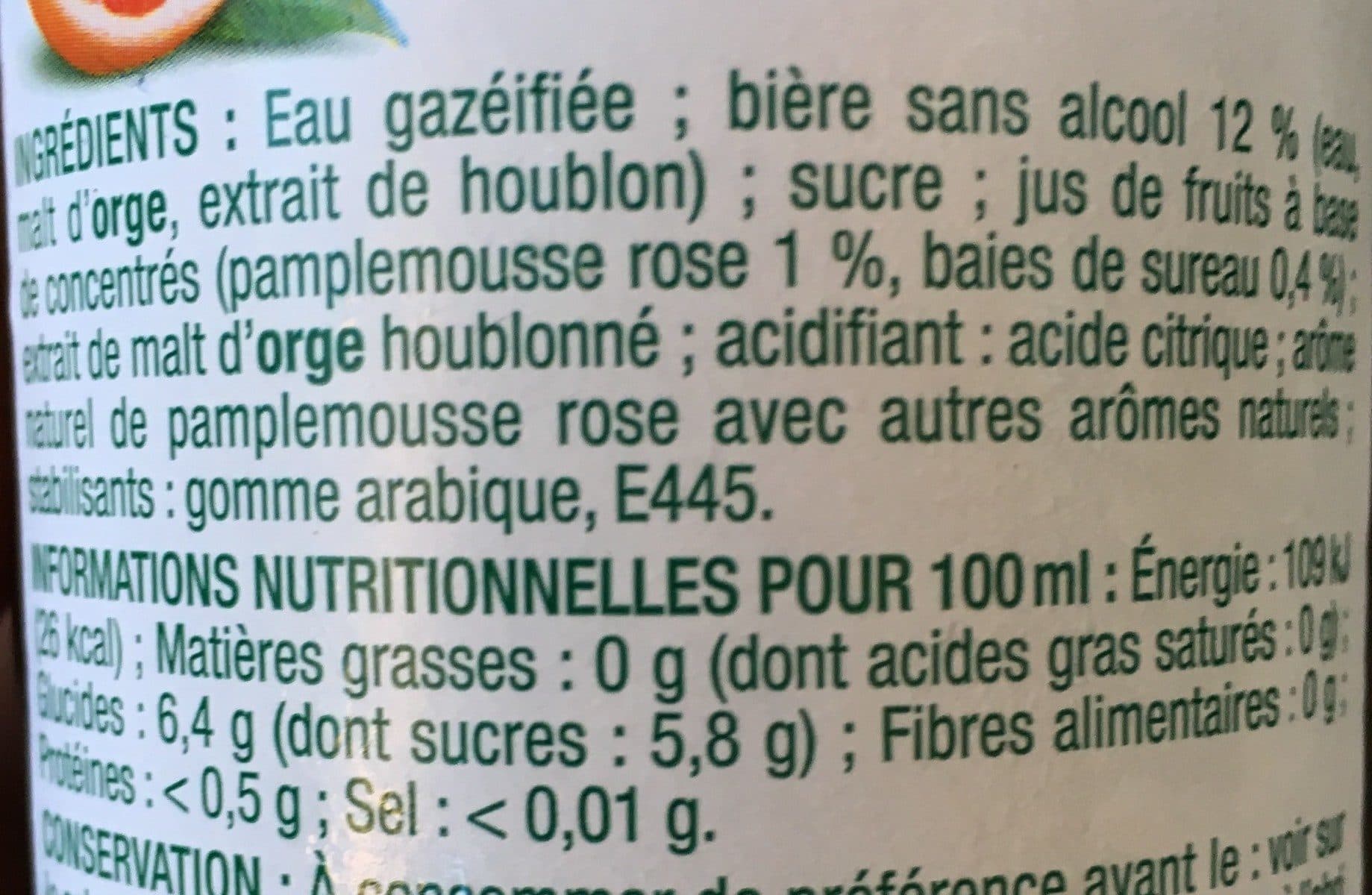 Marque Repère Bière agrume sans alcool packshot