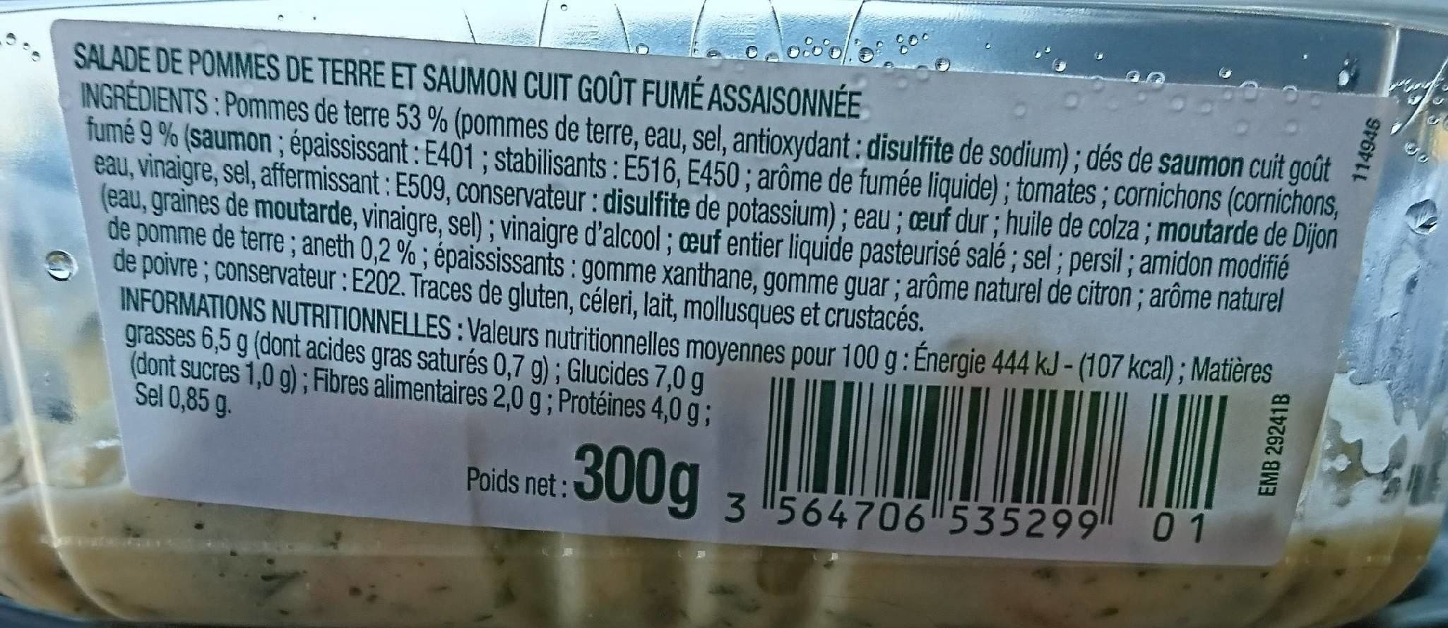 Marque Repère Salade pommes de terre et saumon packshot