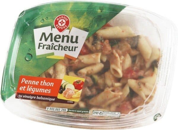 Marque Repère Salade penne thon et légumes packshot