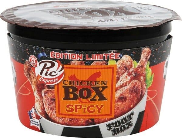 Marque Repère Box de poulet spicy à partager packshot