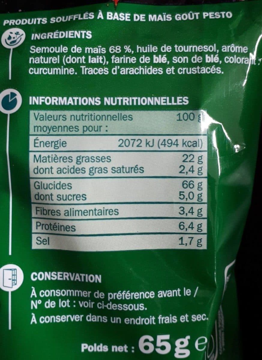 Marque Repère BALLS goût Pesto packshot