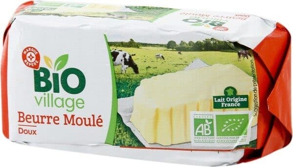 Bio Village Beurre doux bio 82% mg packshot