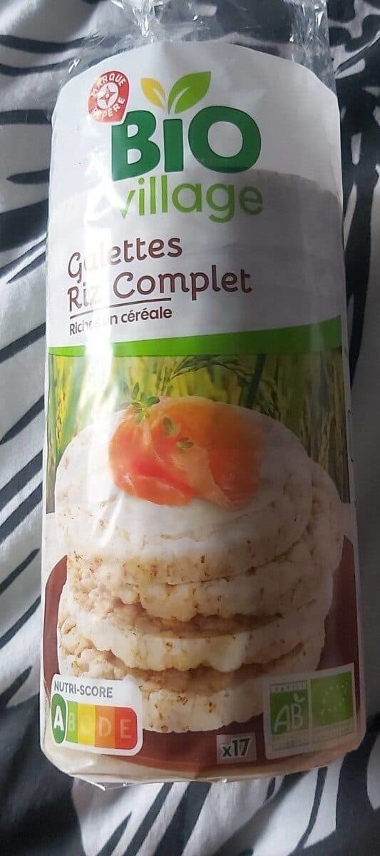 Bio Village Galettes riz complet packshot