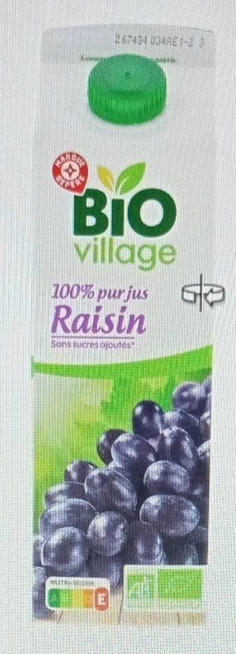 Bio Village Jus de raisin packshot