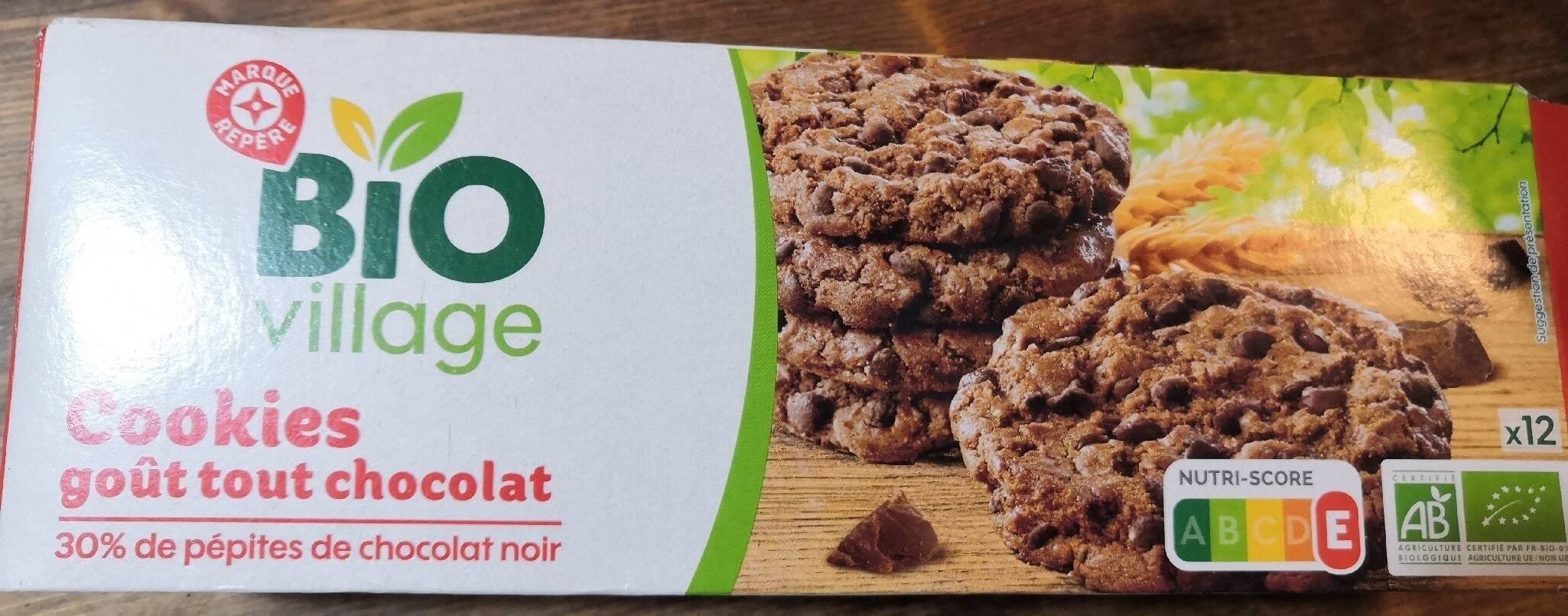 Bio Village Cookies parfum tout chocolat bio packshot
