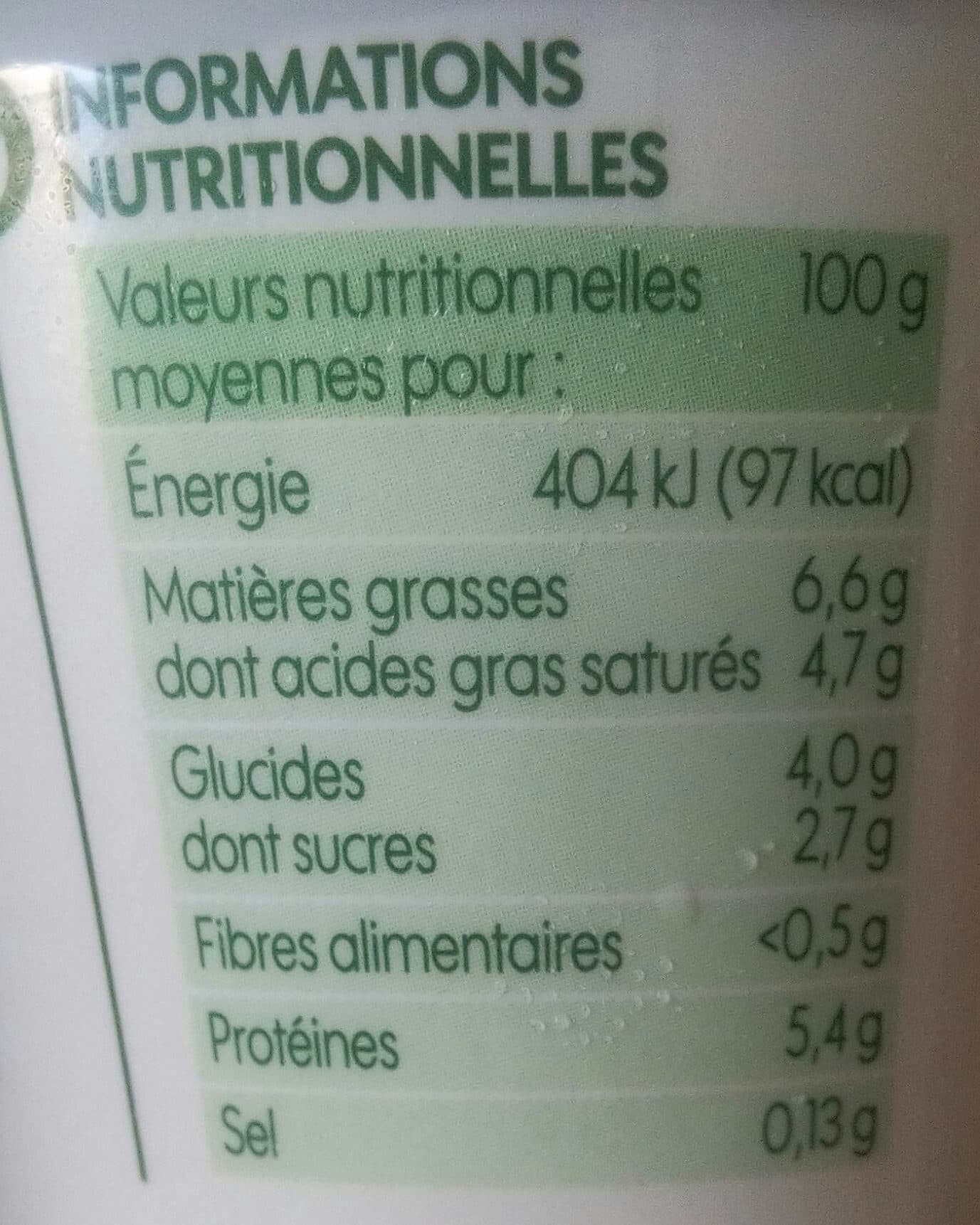 Bio Village Yaourt au lait entier de brebis Nature 2 x 125 g packshot
