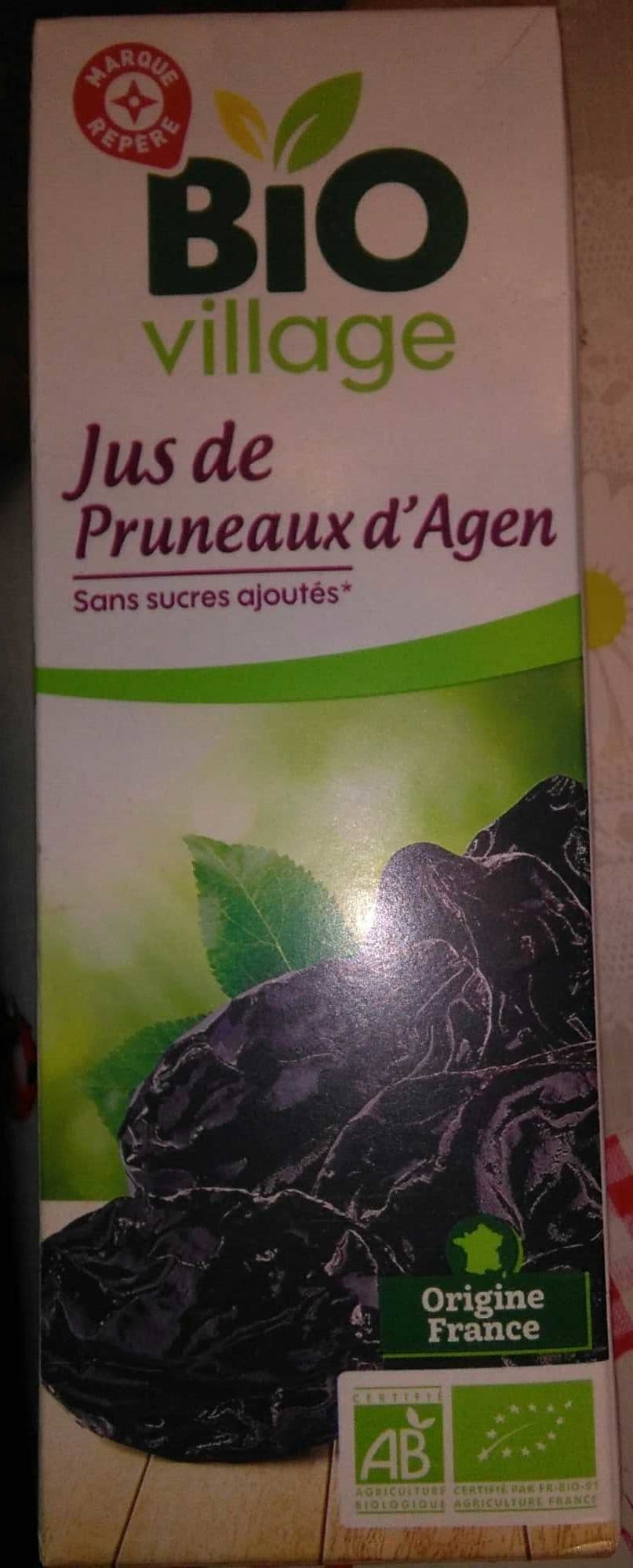 Bio Village Pur jus de pruneaux d'Agen bio packshot