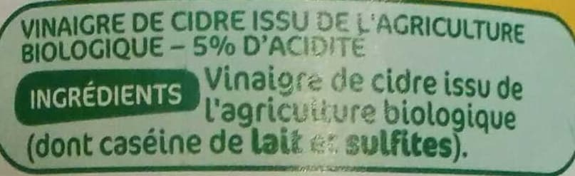 Bio Village Vinaigre de cidre bio packshot