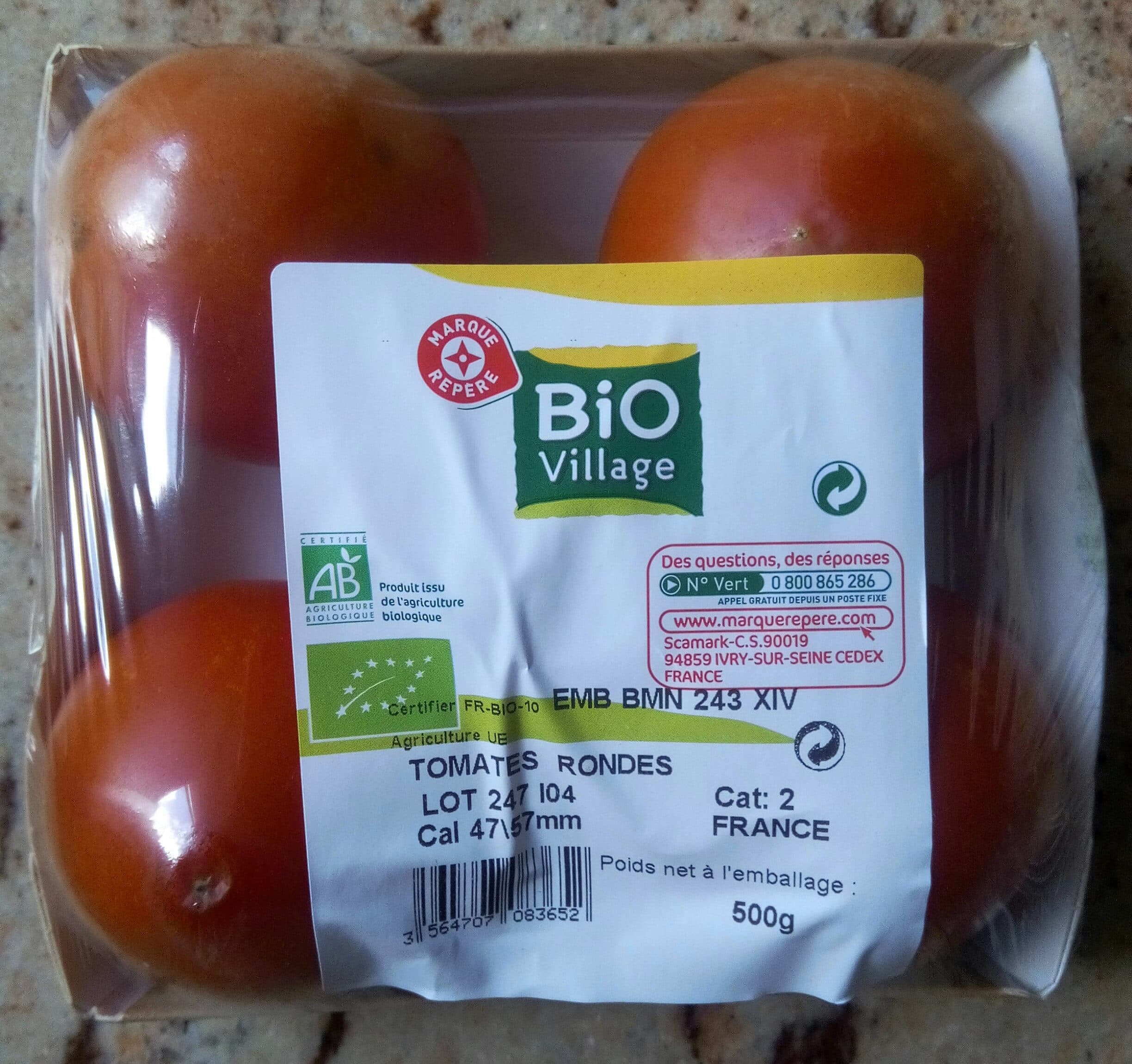 Bio Village Tomate ronde packshot