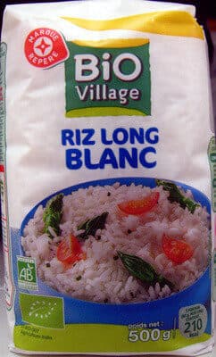 Bio Village Riz long blanc Bio packshot