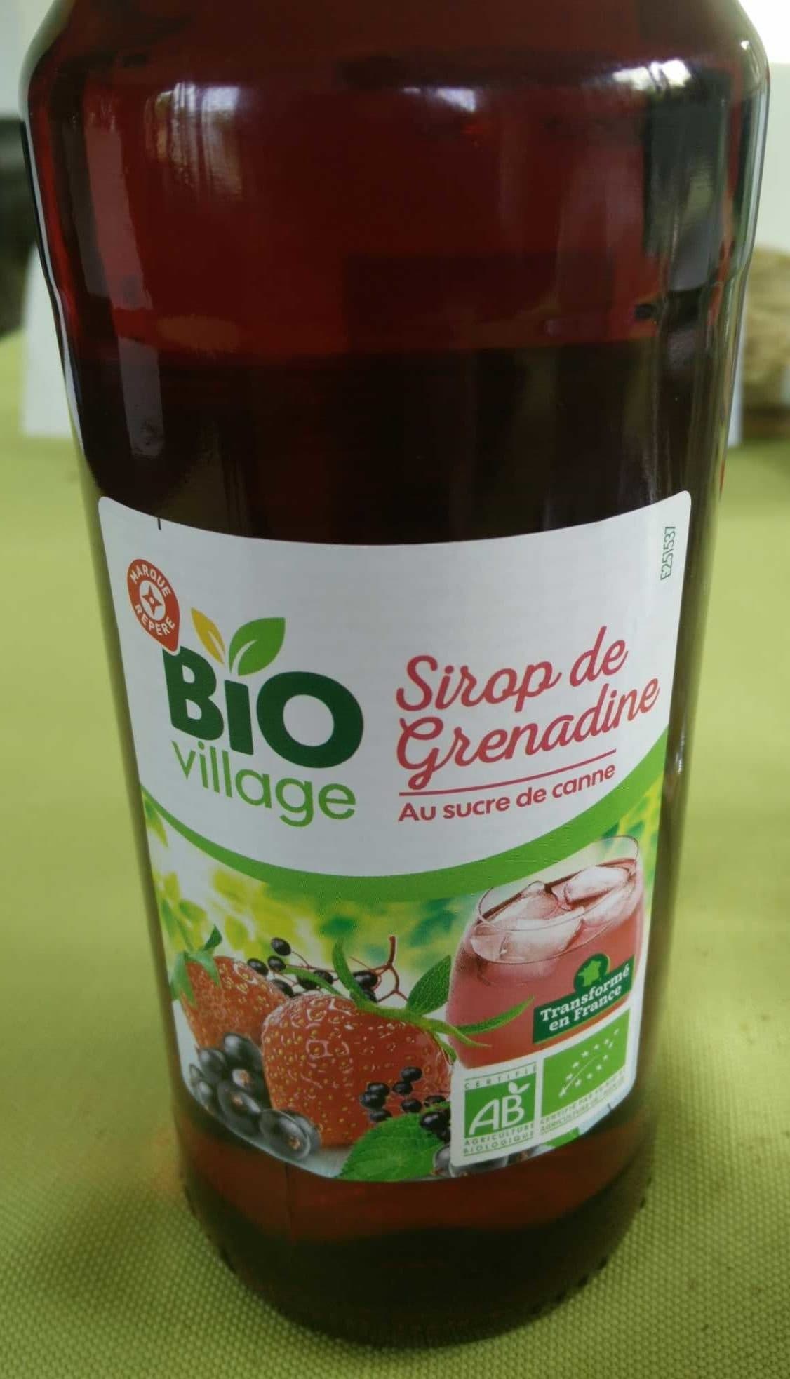 Bio Village Sirop de grenadine bio packshot