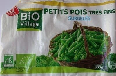 Bio Village Petits pois très fins surgelés packshot