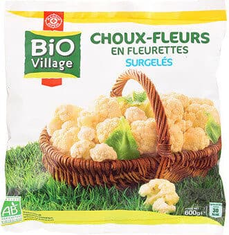 Bio village Choux fleurs En fleurettes packshot