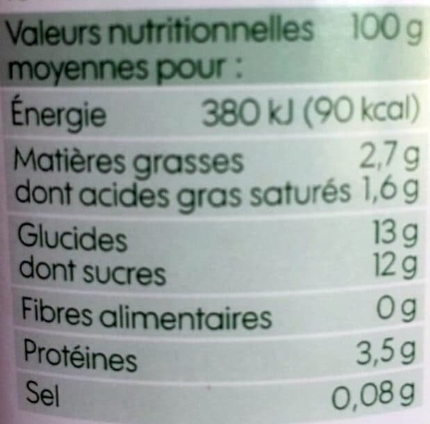 Bio Village Yaourt brassé au lait entier à la pêche 4 x 125 g packshot