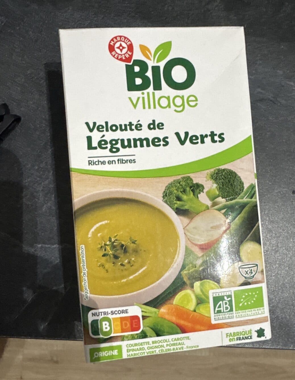 Bio Village Velouté de légumes verts bio packshot