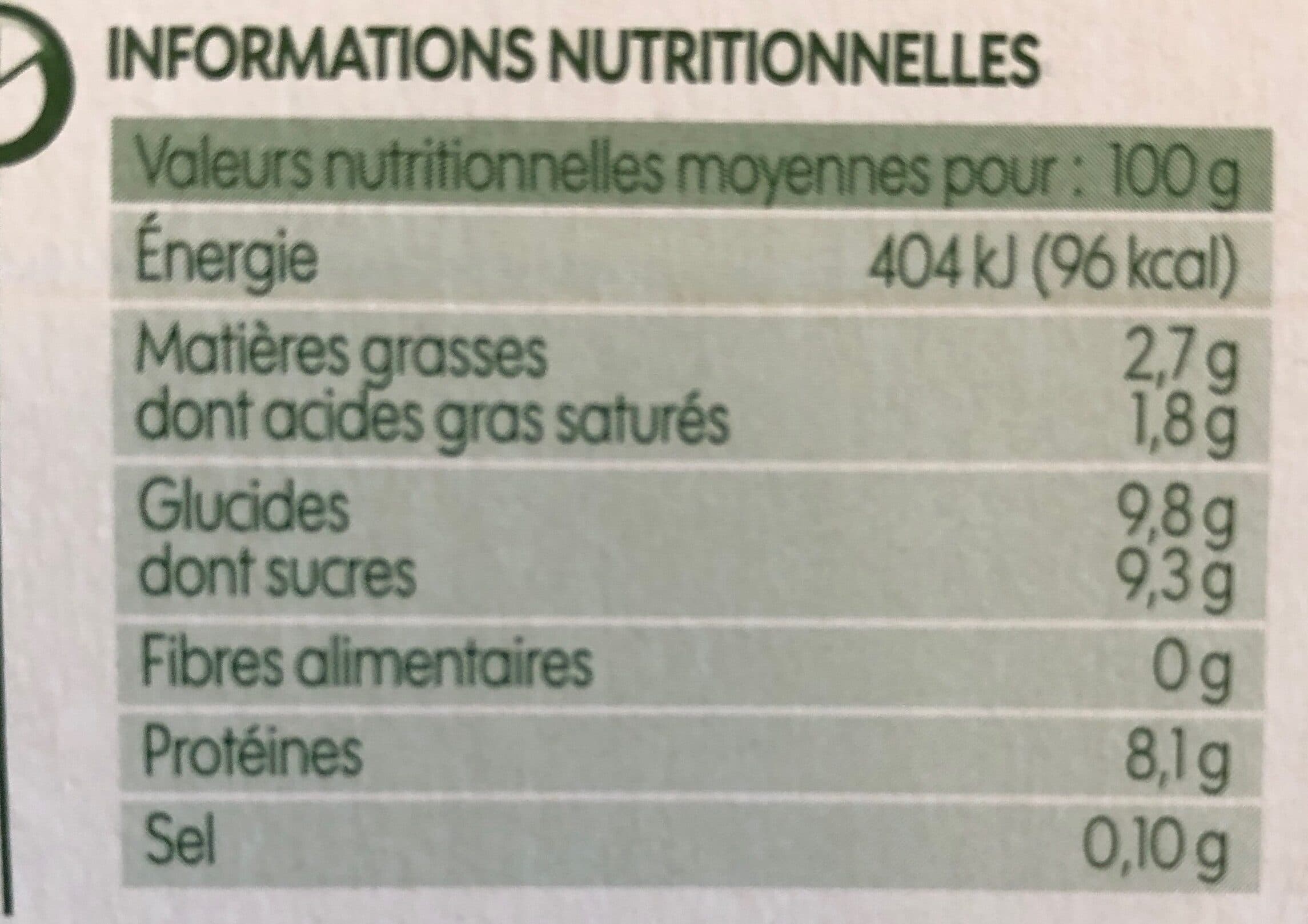 Bio Village Fromage frais aux fruits x 12 packshot