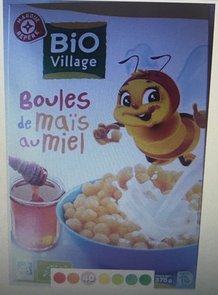 Bio Village Bio village - Boules de maïs au miel packshot