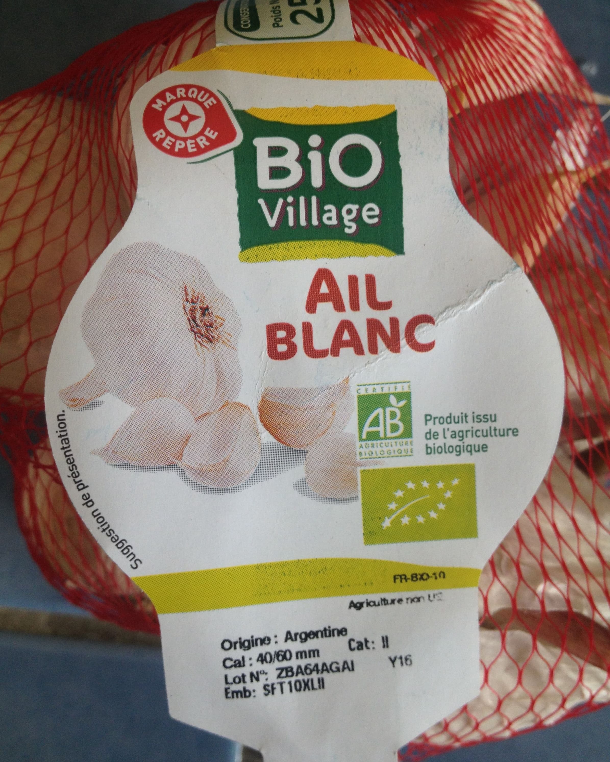 Bio Village Ail blanc packshot