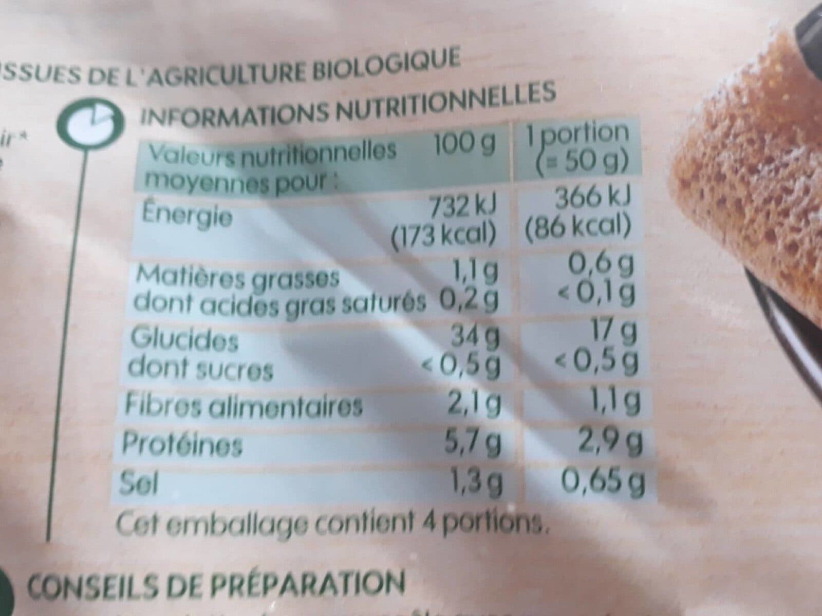 Bio Village Galettes de blé noir x4 packshot