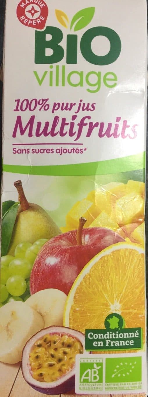 Bio Village 100% pur jus Multifruits packshot