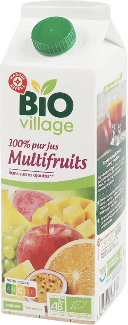 Bio Village 100% pur jus Multifruits packshot