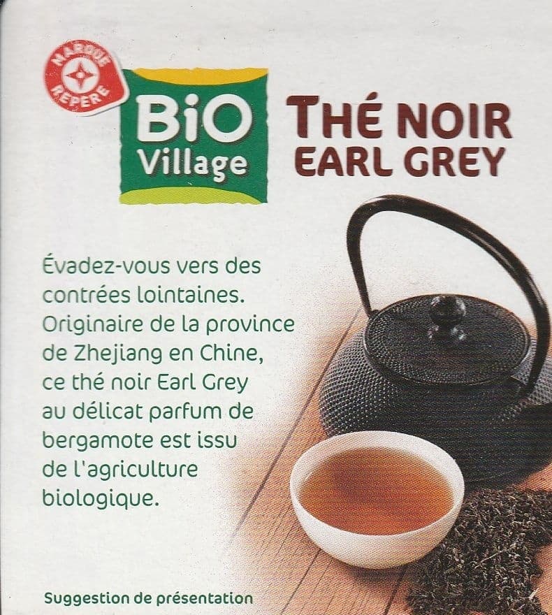 Bio Village Thé noir Earl Grey packshot