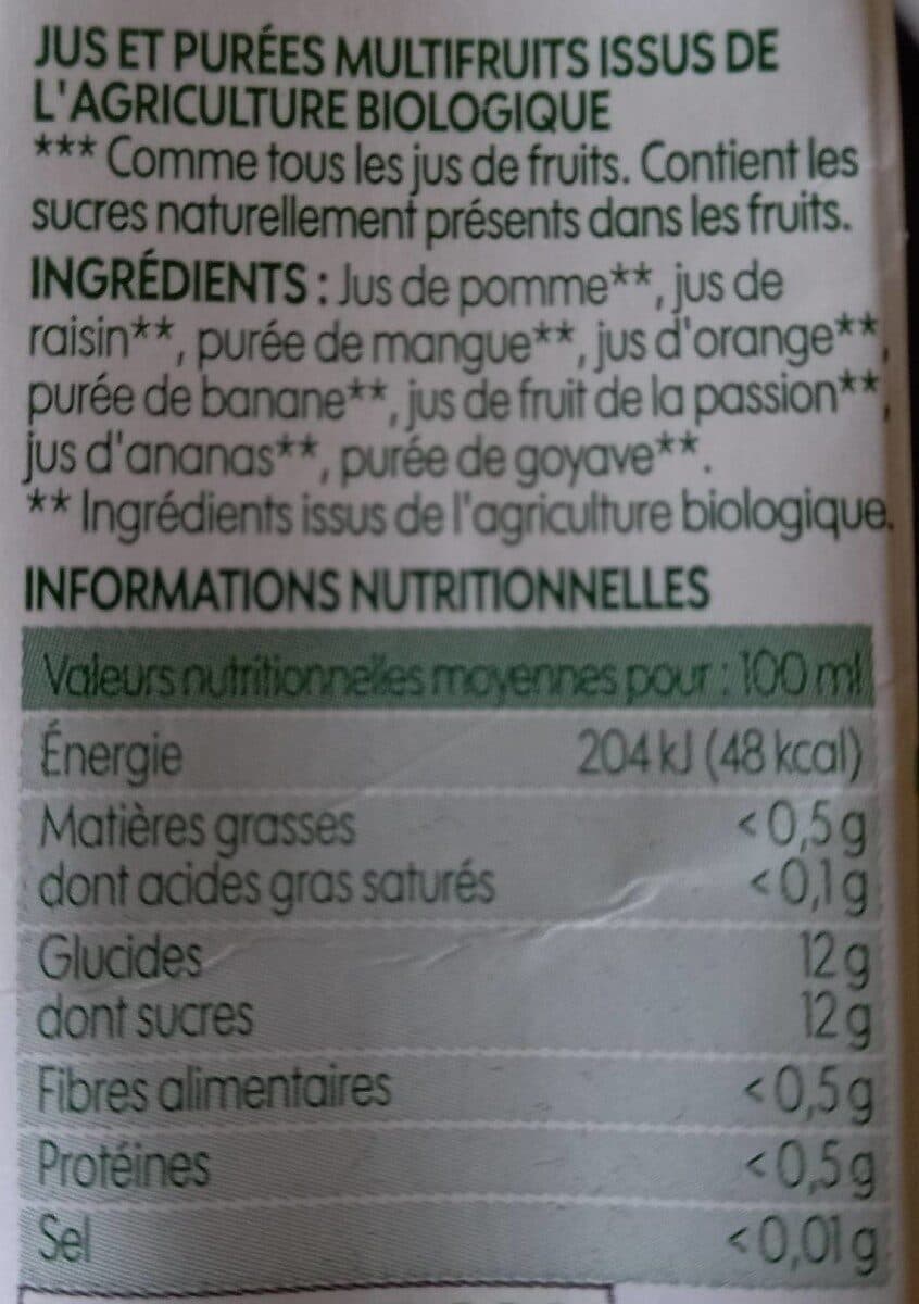 Bio Village 100 % pur jus Multifruits packshot