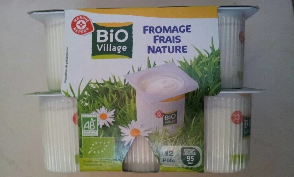 Bio Village Fromages frais natures bio packshot