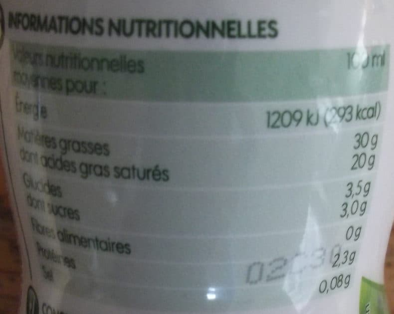 Bio Village Crème Fluide Entière packshot