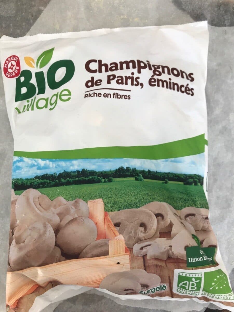 Bio Village Champignons Eminces packshot