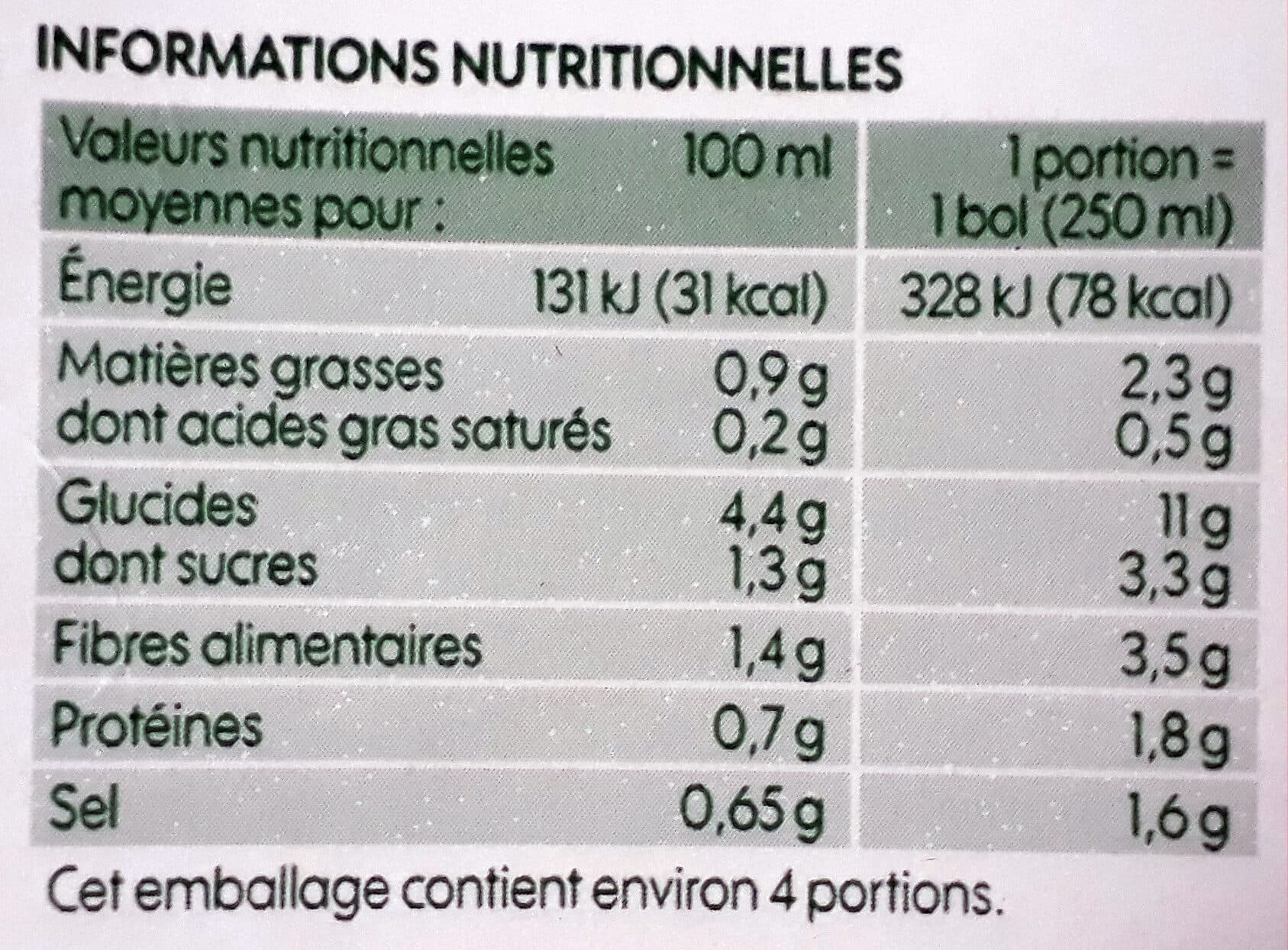 Bio Village Velouté de jardinière de légumes packshot