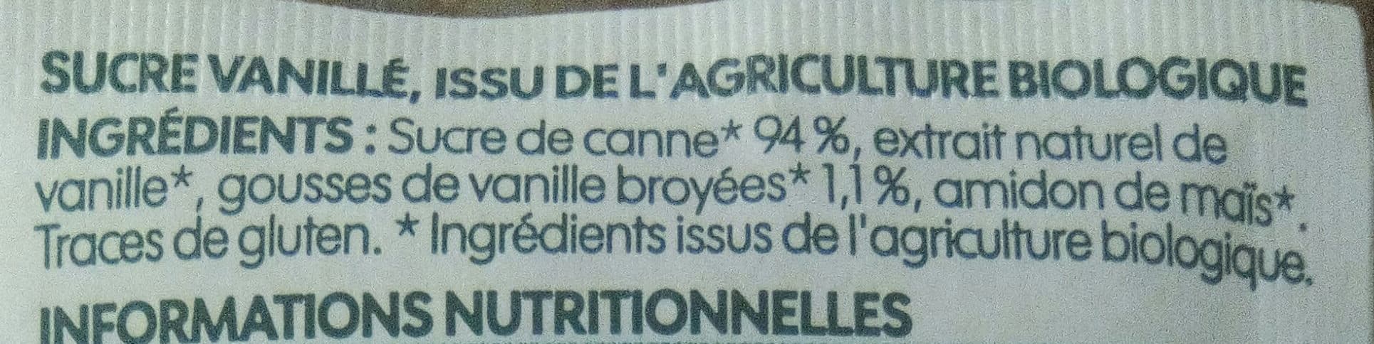 Bio Village Sucre vanillé bio x 6 packshot