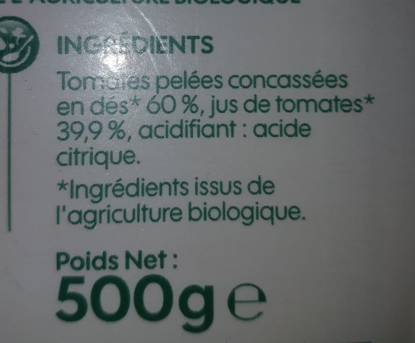 Bio Village Pulpe de tomates sans sel ajouté packshot