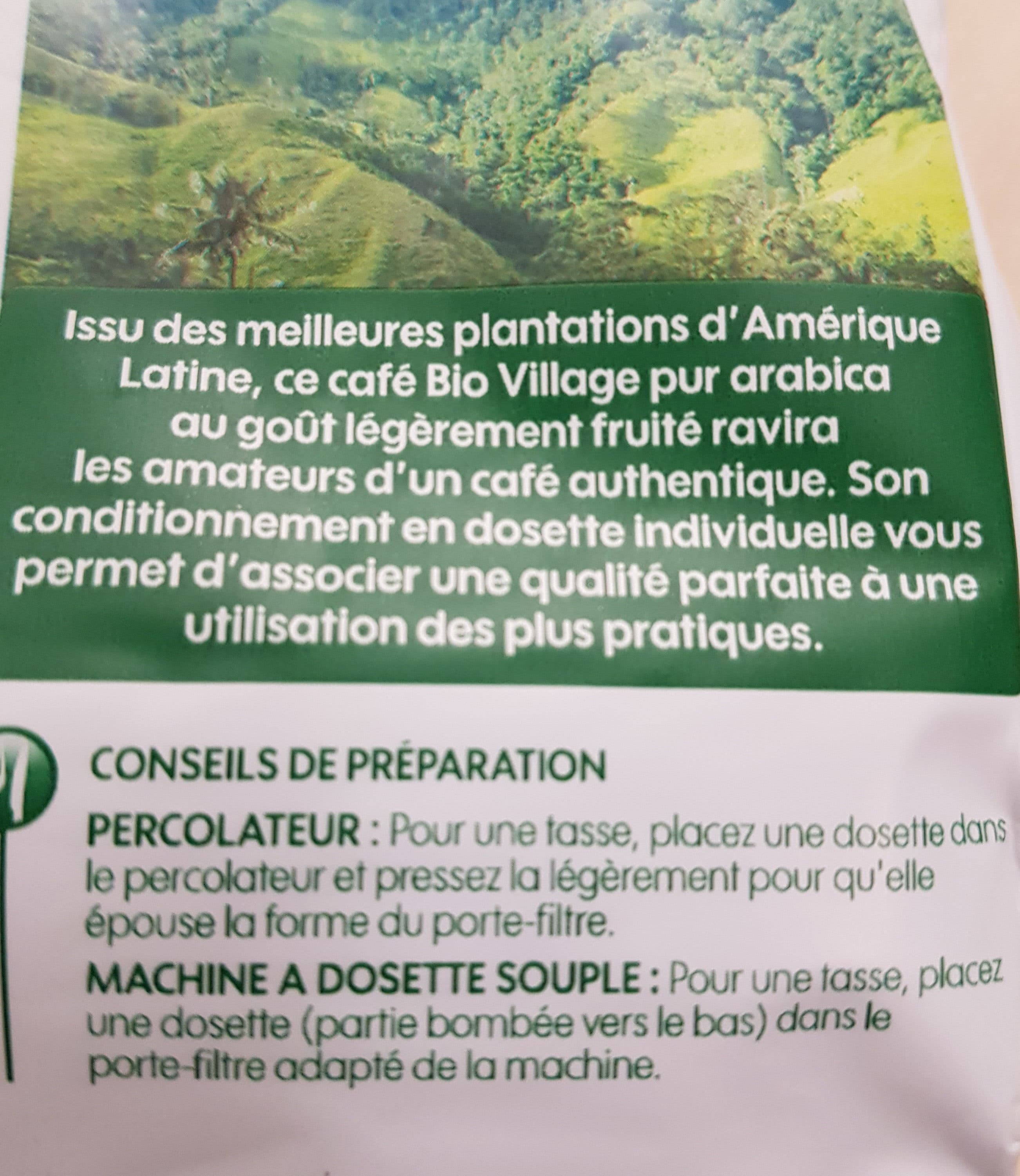 Bio Village Café pur arabica packshot