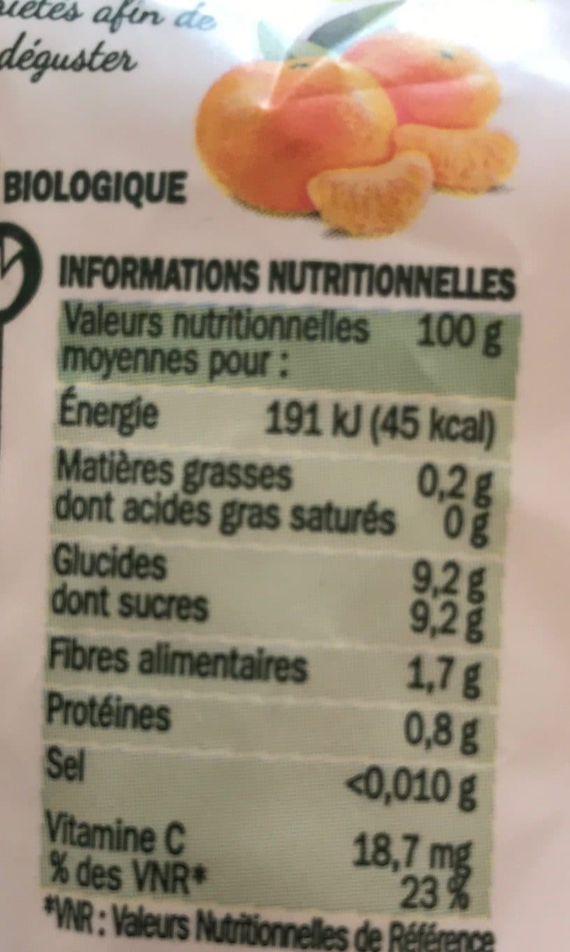 Bio Village Clementines à déguster packshot